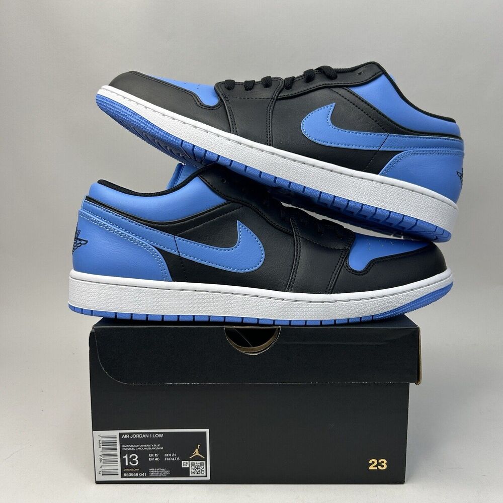 Nike Air Jordan 1 Low Retro “Black University Blue/UNC” 2023